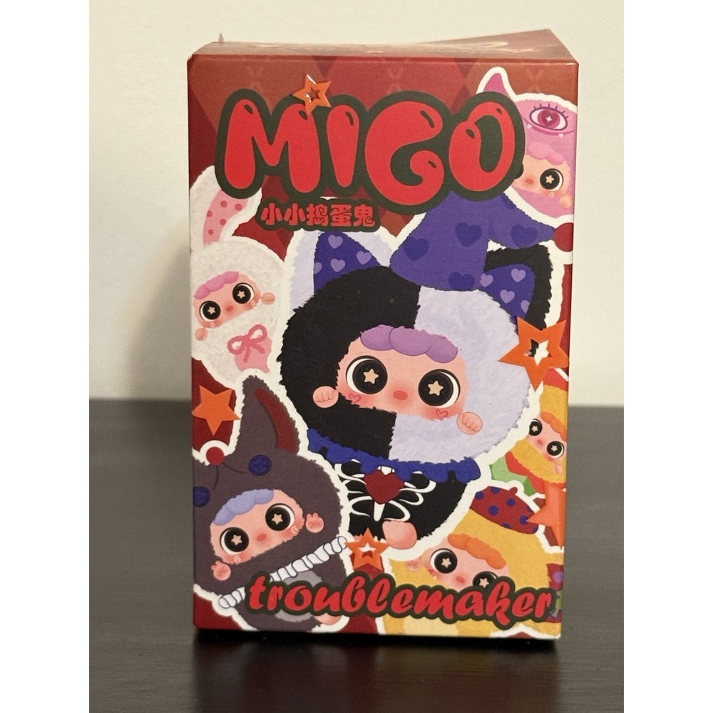 Happy Ghost MIGO Troublemaker Plush Pendant Blind Pack Anime Characters QZ228